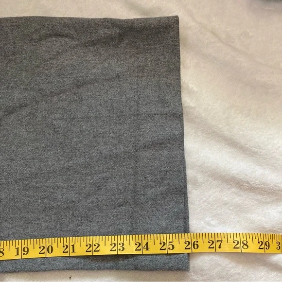 Rag & Bone Crane Grey Wool Blend Wide Leg Cropped Pants- Size 4 Career Casual